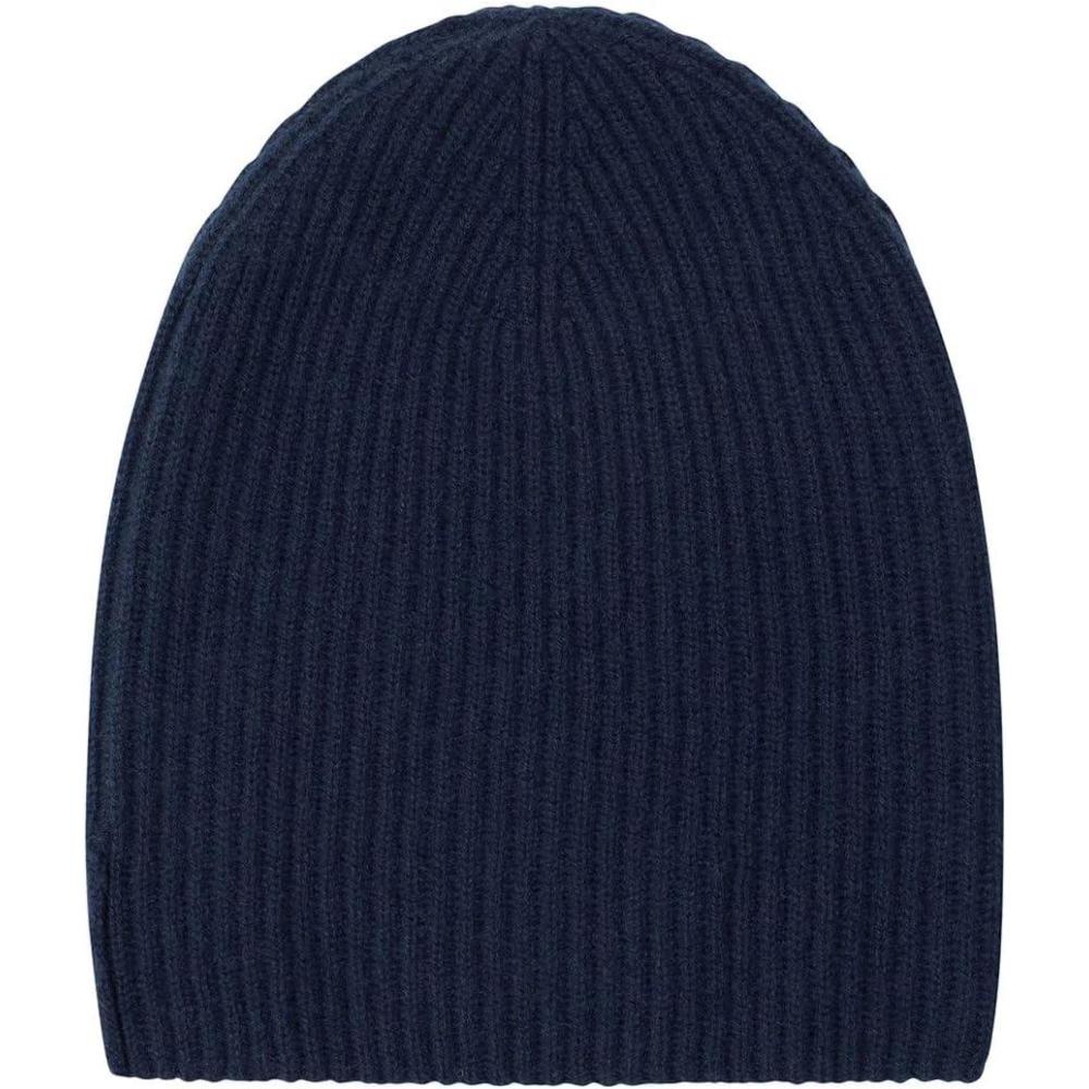 imageNAADAM Signature Cashmere Ribbed BeanieBlue Denim