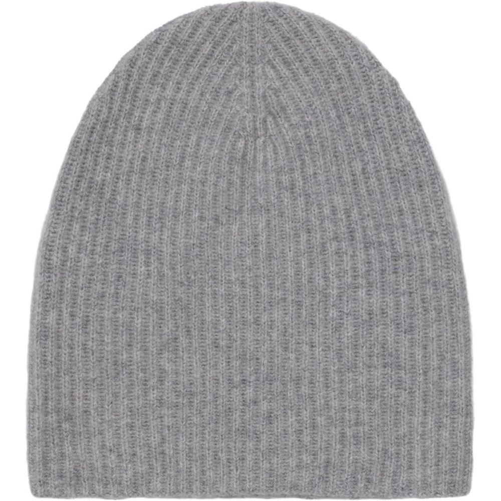imageNAADAM Signature Cashmere Ribbed BeanieCement
