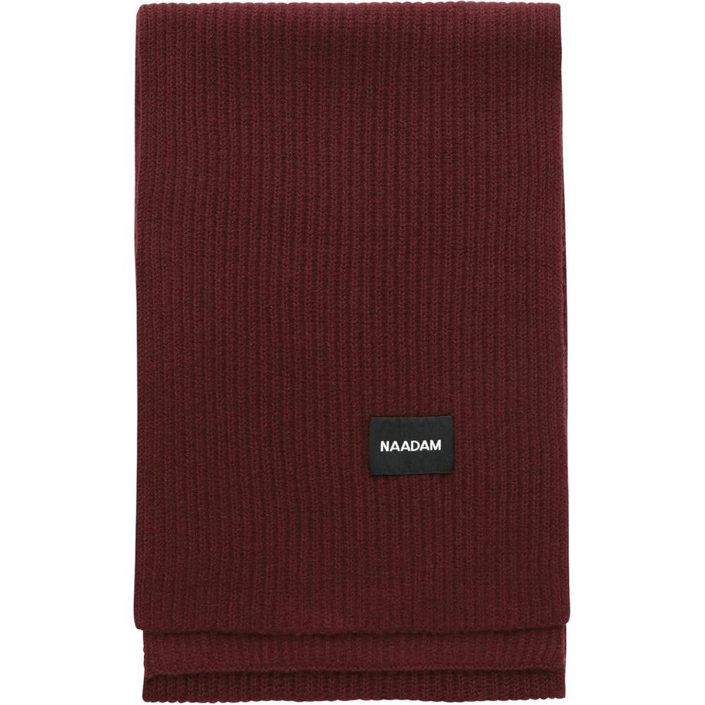 imageNAADAM Unisex Signature Ribbed Cashmere ScarfMerlot