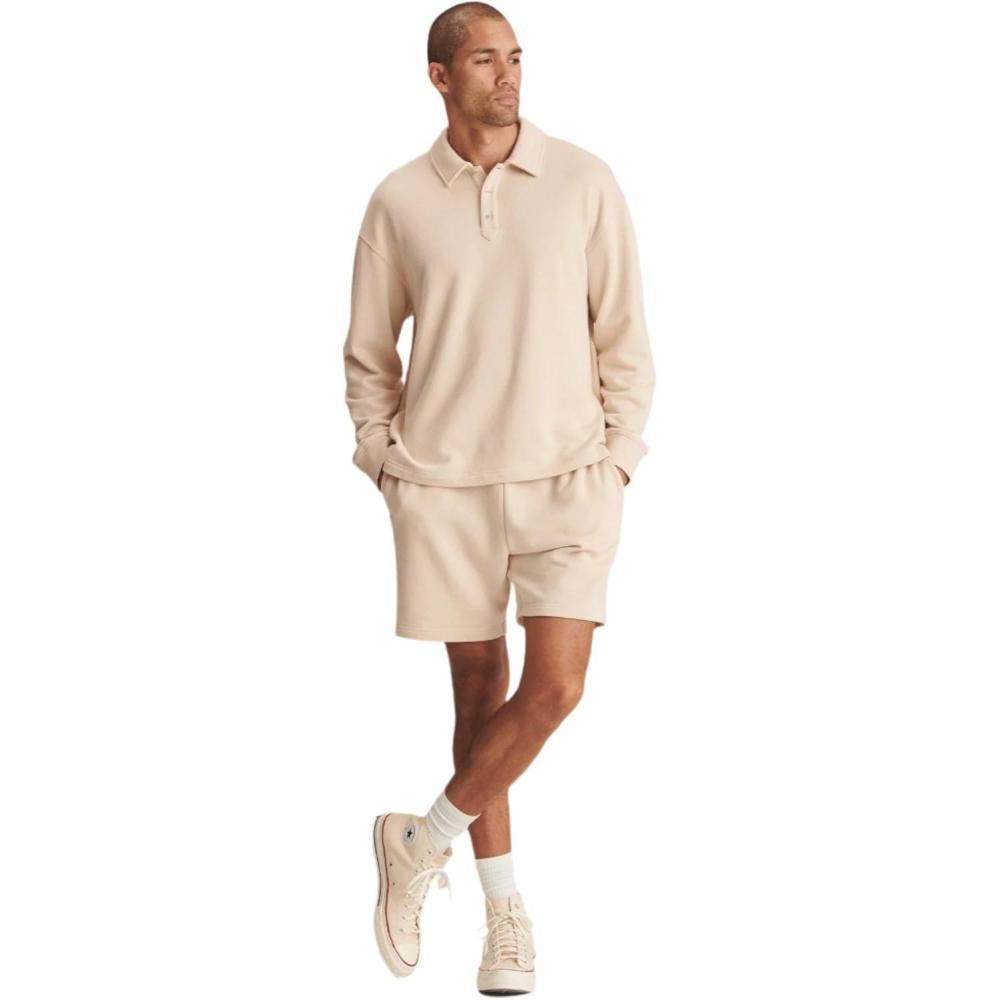 imageNAADAM Unisex Terry PoloEcru