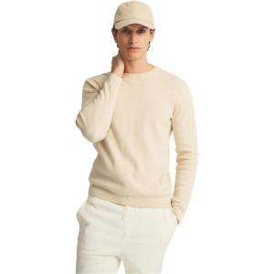 NAADAM Men’s Café Cotton Cashmere Sweatshirt(Ecru)