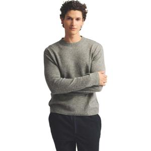 NAADAM Men’s Lightweight Reversible Cashmere Crewneck Sweater(Medium Gray)