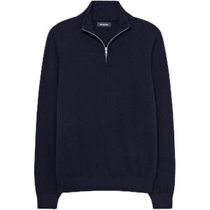 NAADAM Men’s Signature Cashmere Quarter Zip(Navy)