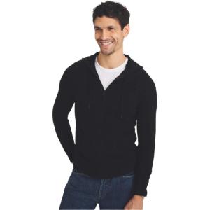 NAADAM Men’s Signature Cashmere Zip Hoodie(Black)