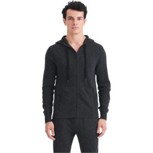 NAADAM Men’s Signature Cashmere Zip Hoodie(Smoke)