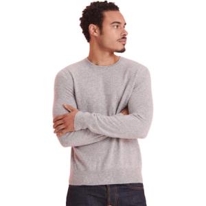 NAADAM Mens The Original Cashmere Crewneck Sweater(Cement)