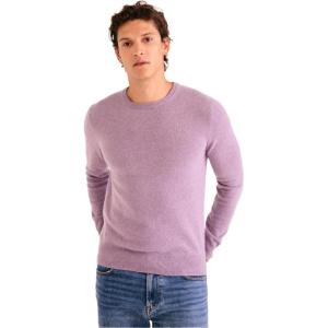 NAADAM Mens The Original Cashmere Crewneck Sweater(Heathered Purple)
