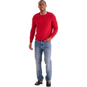 NAADAM Mens The Original Cashmere Crewneck Sweater(Red)