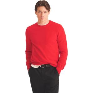 NAADAM Mens The Original Cashmere Crewneck Sweater(Tomato Red)