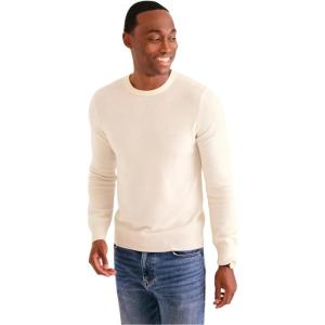 NAADAM Mens The Original Cashmere Crewneck Sweater(White)