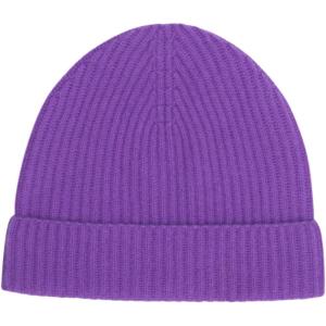 NAADAM Signature Cashmere Ribbed Beanie(Ultra Violet)
