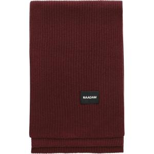 NAADAM Unisex Signature Ribbed Cashmere Scarf(Merlot)