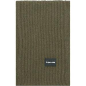 NAADAM Unisex Signature Ribbed Cashmere Scarf(Moss Green)