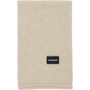 NAADAM Unisex Signature Ribbed Cashmere Scarf(Oatmeal)