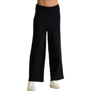 NAADAM Womens Soft Crop Wide Leg Pants(Black)