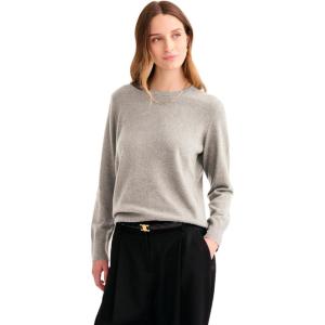 NAADAM Womens The Original Cashmere Crewneck Sweater(Cement)