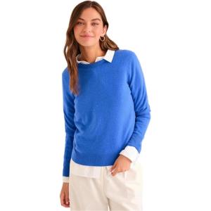 NAADAM Womens The Original Cashmere Crewneck Sweater(Cobalt)