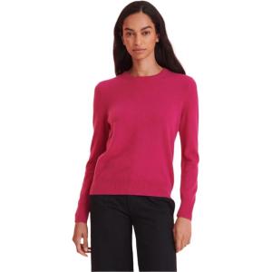 NAADAM Womens The Original Cashmere Crewneck Sweater(Magenta)