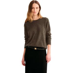 NAADAM Womens The Original Cashmere Crewneck Sweater(Olive)