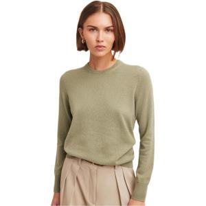 NAADAM Womens The Original Cashmere Crewneck Sweater(Sage)