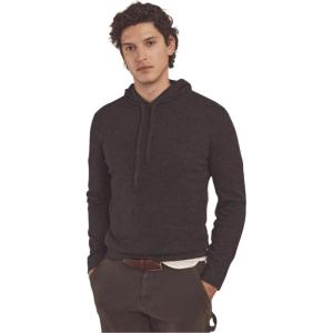 NAADAM mens The Off-duty Cashmere Hoodie(Smoke)