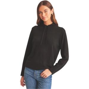 NAADAM womens The Off-duty Cashmere Hoodie(Black)