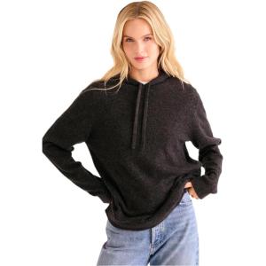 NAADAM womens The Off-duty Cashmere Hoodie(Smoke)