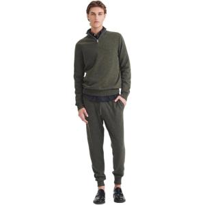 The Off-Duty Cashmere Jogger(Olive)
