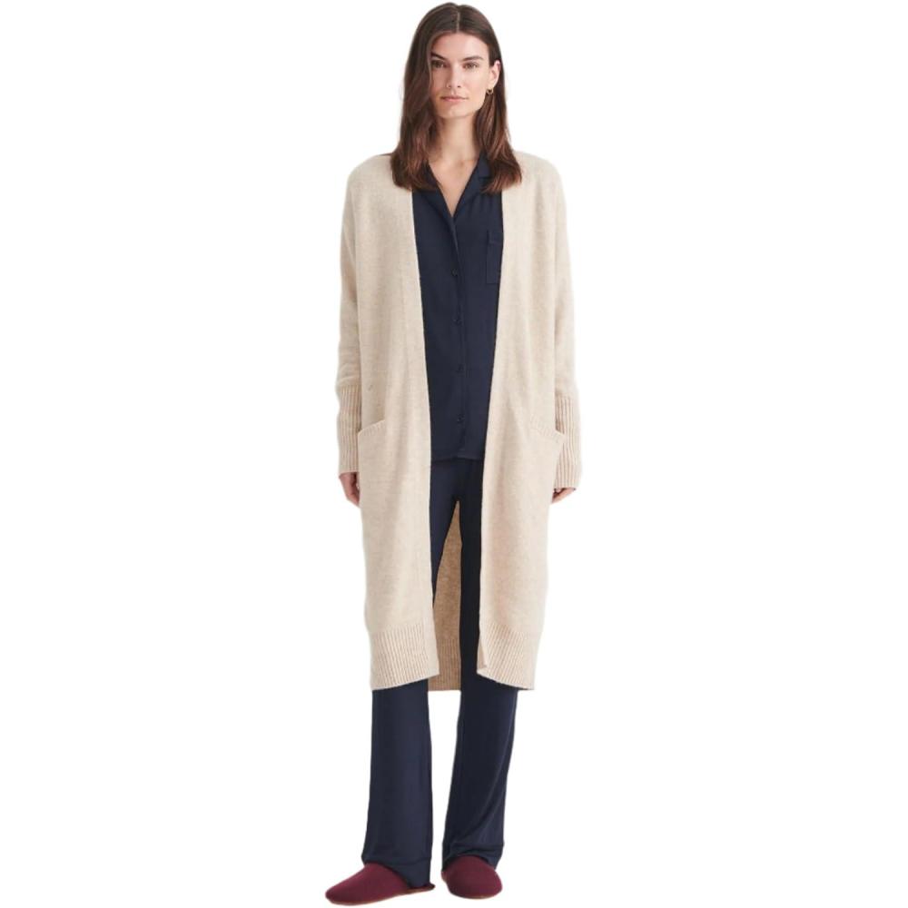 imageNAADAM Womens Luxe Cashmere Duster CardiganOatmeal