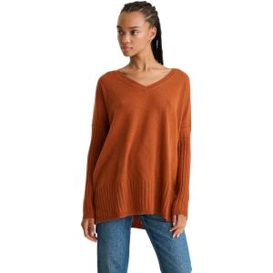 NAADAM V-Neck Boyfriend Pullover(Cider)