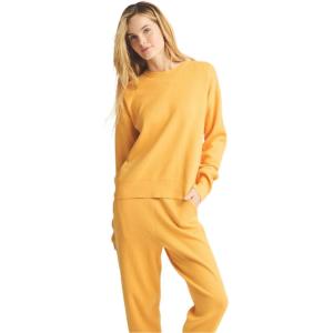 NAADAM Women’s Cafe Cotton Cashmere Sweatshirt(Mango)