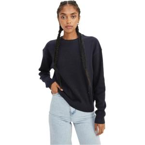 NAADAM Women’s Cafe Cotton Cashmere Sweatshirt(Navy)