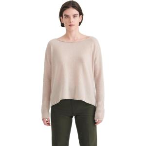 NAADAM Womens Cashmere Boatneck Sweater(Shell)