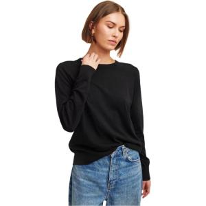 NAADAM Women’s Cotton Cashmere Crewneck(Black)