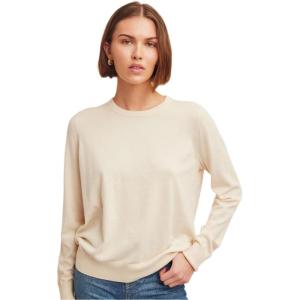 NAADAM Women’s Cotton Cashmere Crewneck(Linen)