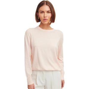 NAADAM Women’s Cotton Cashmere Crewneck(Peach)