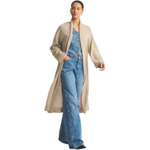 NAADAM Women’s Lightweight Reversible Cashmere Shawl Duster(Shell)