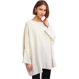 NAADAM Women’s Ombre Poncho Sweater(Cream)