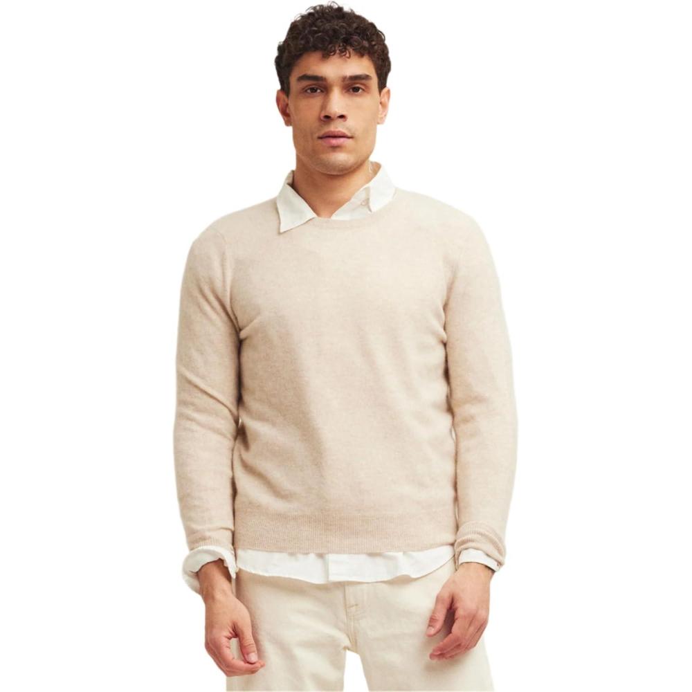 imageNAADAM Mens Cashmere CrewOatmeal