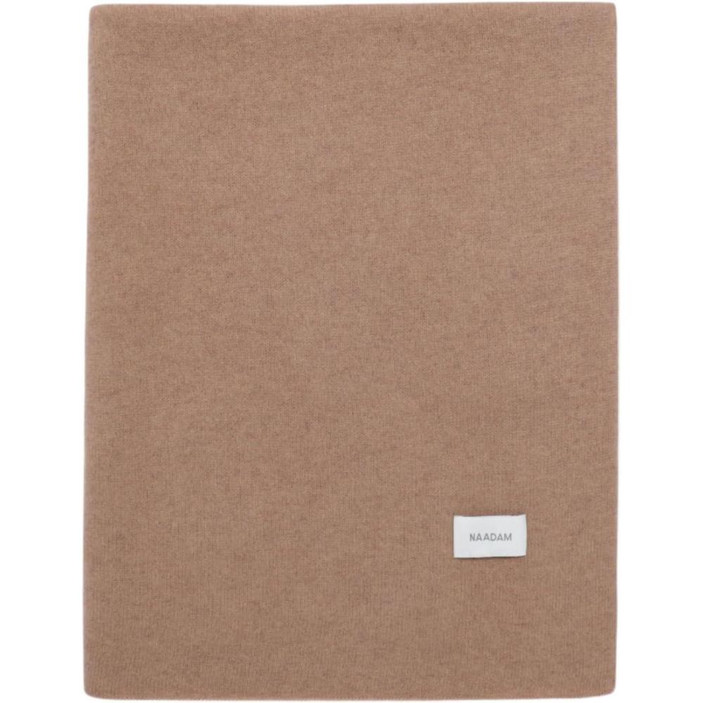 imageNAADAM Unisex Cashmere Knit ThrowHazelnut