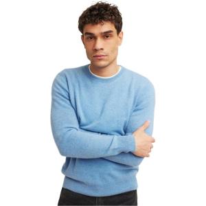 NAADAM Men’s Cashmere Crew(Blue Haze)