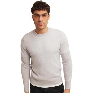 NAADAM Men’s Cashmere Crew(Frost Gray)