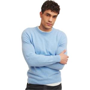 NAADAM Men’s Cashmere Crew(Sky Heather)