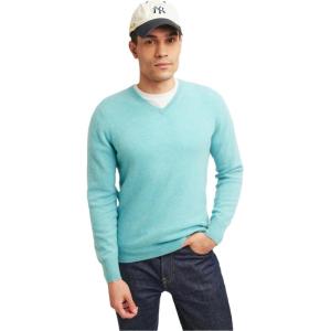 NAADAM Men’s Cashmere V-Neck(Aqua)