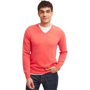 NAADAM Men’s Cashmere V-Neck(Coral)