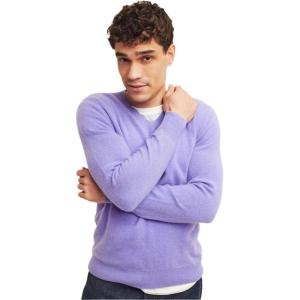 NAADAM Men’s Cashmere V-Neck(Deep Iris)