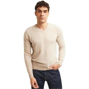 NAADAM Men’s Cashmere V-Neck(Oatmeal)