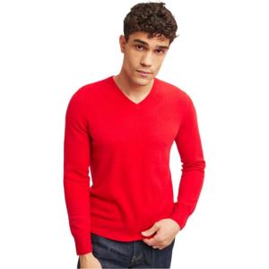 NAADAM Men’s Cashmere V-Neck(Poppy)