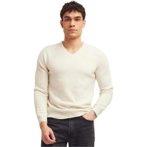 NAADAM Men’s Cashmere V-Neck(White)