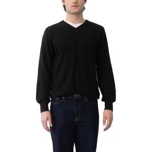 NAADAM Soft Men’s V-Neck Sweater(Black)